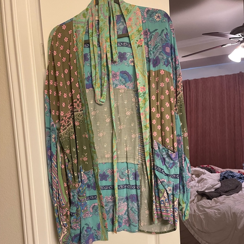 Spell and the gypsy Renew robe in ocean